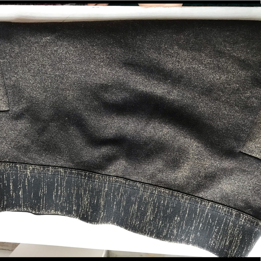 Mango suit gold mini skirt - Picture 6 of 8